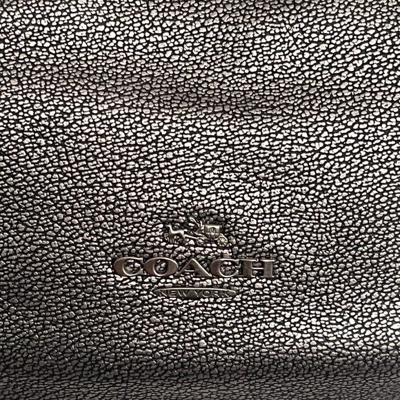 Coach EDIE 31 Metallic Silver/Gunmetal SHOULDER BAG F36503 - Picture 2 of 16